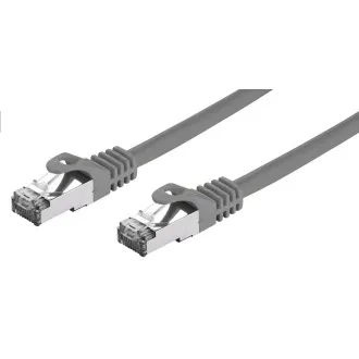 C-TECH Patchcord Cat7, S/FTP, grau, 15m