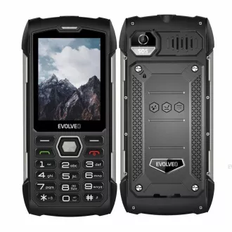EVOLVEO StrongPhone H1, 2,8" wasserdicht robust/2xSIM/2px/micro SDHC/5000mAh/schwarz-silber EVOLVEO StrongPhone H1, 2,8" wasserdicht robust/2xSIM/2px/micro SDHC/5000mAh/schwarz-silber