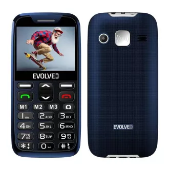 EVOLVEO EasyPhone XR, Telefon für Senioren mit Ladestation, 2,3" 320 x 240/1xSIM/0,3Mpx/microSDHC/1000 mAh/blau EVOLVEO EasyPhone XR, Telefon für Senioren mit Ladestation, 2,3" 320 x 240/1xSIM/0,3Mpx/microSDHC/1000 mAh/blau