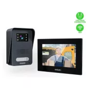 EVOLVEO DoorPhone AP1-2 kabelgebundenes Videotelefon mit App schwarz