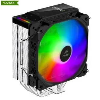 EVOLVEO QuietCool5, CPU-Kühler, 6 Heatpipes, schwarz EVOLVEO QuietCool5, CPU-Kühler, 6 Heatpipes, schwarz
