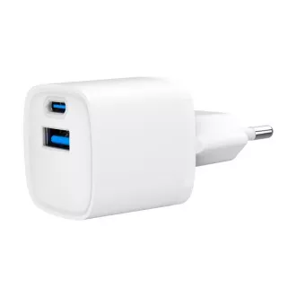 Gembird USB-Ladegerät, 2x Anschluss, 20W, Schnellladung, weiß