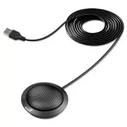 Genius MIC-100U Mikrofon, kabelgebunden, Tisch, Konferenz, Kugel, Empfindlichkeit -52.5dB, USB, 2m, schwarz