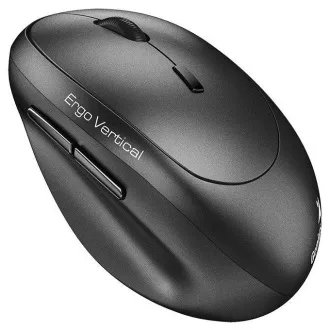 Genius Ergo 8350S, Maus, kabellos, optisch, vertikal, 2400DPI, 6 Tasten, geräuschlos, Copilot, 2.4GHz, Bluetooth 5.3, grau Genius Ergo 8350S, Maus, kabellos, optisch, vertikal, 2400DPI, 6 Tasten, geräuschlos, Copilot, 2.4GHz, Bluetooth 5.3, grau