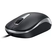 Genius DX-125S Maus, kabelgebunden, optisch, 1200DPI, 3 Tasten, geräuschlos, USB, schwarz-grau