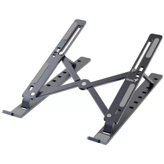 Genius G-Stand M250, Ständer, für Laptop, Tablet und Telefon, verstellbar, klappbar, 15kg belastbar, Aluminium, grau