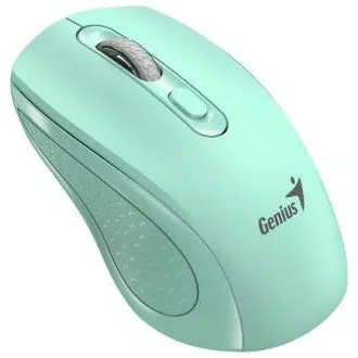 Genius NX-8025S Maus, kabellos, optisch, 1200 DPI, 4 Tasten, leise, Copilot, 2,4 GHz, grün (Aquamarin)