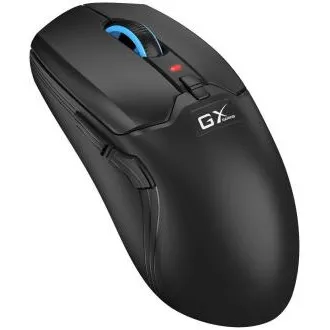 Genius GX GAMING Scorpion M8300, Maus, Gaming, kabellos, optisch, 4800 DPI, 6 Tasten, wiederaufladbar, Copilot, BT 5.0   2,4 GHz, schwarz