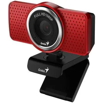 Genius ECam 8000, Webcam, Full HD 1080p, Mikrofon, USB-C, USB-A, rot Genius ECam 8000, Webcam, Full HD 1080p, Mikrofon, USB-C, USB-A, rot