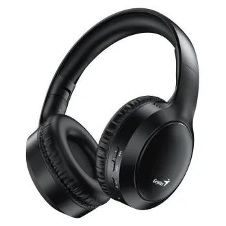 Genius HS-800BT, Kopfhörer, kabellos, zusammenklappbar, Mikrofon, 40-mm-Treiber, Bluetooth 6.0, 25 Stunden Akkulaufzeit, Aufladen über USB-C.