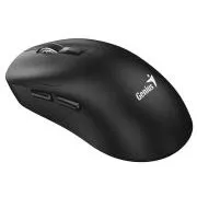 Genius NX-8260S BT, Maus, kabellos, optisch, 2400 DPI, 6 Tasten, leise, wiederaufladbar, Copilot, Bluetooth   2,4 GHz, schwarz