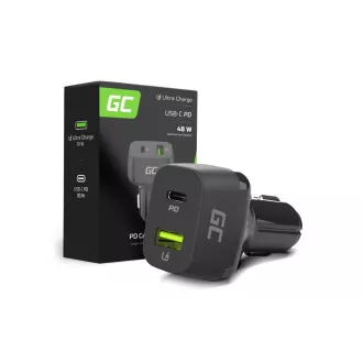 Green Cell Autoladegerät USB-C 48W (Power Delivery 30W, QC 3.0) Green Cell Autoladegerät USB-C 48W (Power Delivery 30W, QC 3.0)