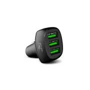 Green Cell PowerRide 54 W, 3xUSB, 18 W Autoladegerät mit Ultra-Charge-Schnellladetechnologie