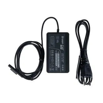 Green Cell PRO 1706 65 W, 15 V, 4 A Ladegerät für Microsoft Surface Laptop, Pro, Book, Go Green Cell PRO 1706 65 W, 15 V, 4 A Ladegerät für Microsoft Surface Laptop, Pro, Book, Go