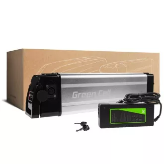 Green Cell Elektrofahrrad Akku 36V 10,4Ah 396Wh Silverfish Ebike 4 pin für Powerhog, Volta, E-Trends, Zündapp mit Ladegerät Green Cell Elektrofahrrad Akku 36V 10,4Ah 396Wh Silverfish Ebike 4 pin für Powerhog, Volta, E-Trends, Zündapp mit Ladegerät