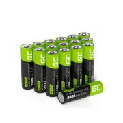 Grüne Zelle 16x Wiederaufladbare AA HR6 2600mAh Batterie Ni-MH
