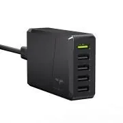 Green Cell 52W GC ChargeSource 5 Ladegerät mit Ultra Charge und Smart Charge - 5x USB-A