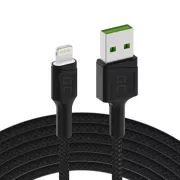 Green Cell Ray USB-A zu Lightning 2m LED Kabel mit Schnellladung für Apple iPhone