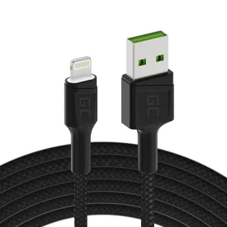 Green Cell Ray USB-A zu Lightning 2m LED Kabel mit Schnellladung für Apple iPhone