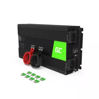Green Cell Power Inverter 12V bis 230V 1500W/3000W Reine Sinuswelle