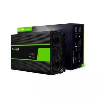 Green Cell Power Inverter 12V bis 230V 1500W/3000W Reine Sinuswelle