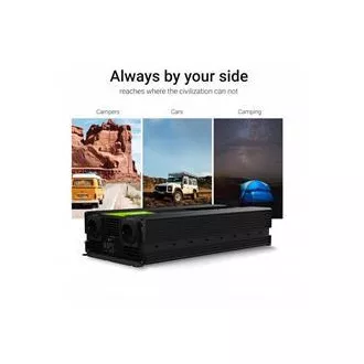 Green Cell Power Inverter 12V bis 230V 1500W/3000W Reine Sinuswelle