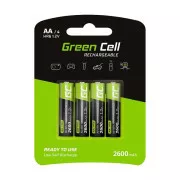 Green Cell Wiederaufladbare Batterien 4x AA R6 2600mAh