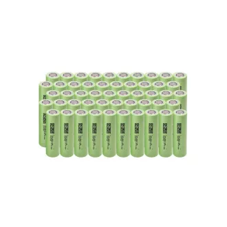 Grüne Zelle 50x 18650 Li-Ion INR1865029E 3.7V 2900mAh Akku