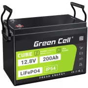 Green Cell CUBE LiFePO4 Batterie 200Ah 12,8V 2560Wh Solarbatterie für Wohnwagen, Solarmodule, netzunabhängige Systeme, Foodtruck