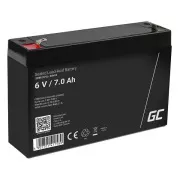 Green Cell AGM VRLA 6V 7Ah wartungsfreie Batterie für die Alarmanlage, Registrierkasse, Spielzeug