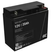 Green Cell AGM VRLA 12V 20Ah wartungsfreie Batterie für Rasenmäher, Motorroller, Boot, Rollstuhl