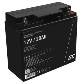 Green Cell AGM VRLA 12V 20Ah wartungsfreie Batterie für Rasenmäher, Motorroller, Boot, Rollstuhl