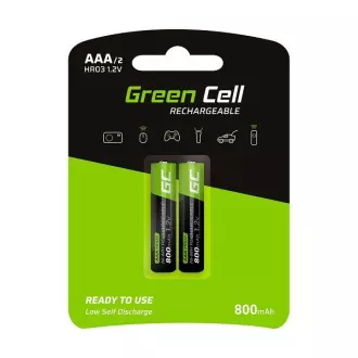 Green Cell Wiederaufladbare Batterien 2x AAA HR03 800mAh