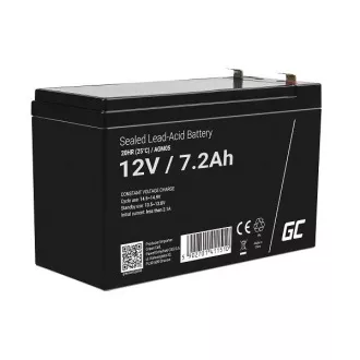 Green Cell AGM VRLA 12V 7.2Ah wartungsfreie Batterie für die Alarmanlage, Registrierkasse, Spielzeug Green Cell AGM VRLA 12V 7.2Ah wartungsfreie Batterie für die Alarmanlage, Registrierkasse, Spielzeug