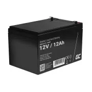 Green Cell AGM VRLA 12V 12Ah wartungsfreie Batterie für die Alarmanlage, Registrierkasse, Spielzeug