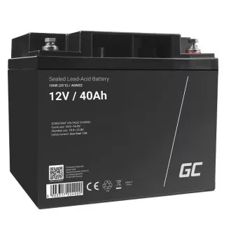 Green Cell AGM VRLA 12V 40Ah wartungsfreie Batterie für Rasenmäher, Scooter, Boot, Rollstuhl Green Cell AGM VRLA 12V 40Ah wartungsfreie Batterie für Rasenmäher, Scooter, Boot, Rollstuhl