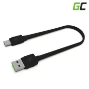 Green Cell Matte USB-C Typ C 25cm Schnellladekabel, Ultra Charge, Quick Charge 3.0