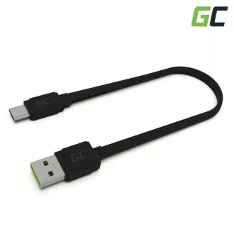 Green Cell Matte USB-C Typ C 25cm Schnellladekabel, Ultra Charge, Quick Charge 3.0 Green Cell Matte USB-C Typ C 25cm Schnellladekabel, Ultra Charge, Quick Charge 3.0