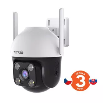 Tenda RH7-WCA - Drahtlose drehbare 4MP IP Kamera für den Außenbereich, RJ45, Nacht IR   LED Licht, Ton