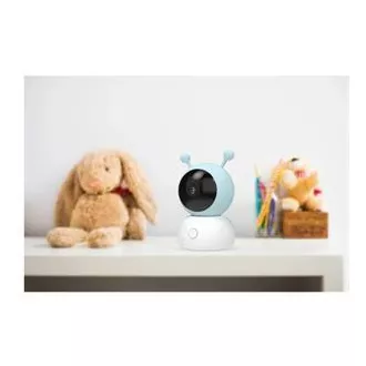 iGET HOME Camera CS2 Baby - drahtloses 2K Kamera-Babyphone, 2 Abdeckungen im Paket, Schreierkennung