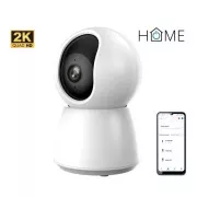 iGET HOME Camera CS4 Weiß - Kabellose 2K-Innenkamera, automatische Verfolgung, LAN-Anschluss, Ton