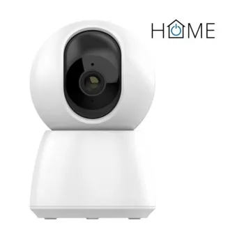 iGET HOME Camera CS4 Weiß - Kabellose 2K-Innenkamera, automatische Verfolgung, LAN-Anschluss, Ton