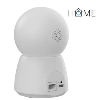 iGET HOME Camera CS4 Weiß - Kabellose 2K-Innenkamera, automatische Verfolgung, LAN-Anschluss, Ton