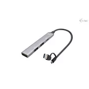 I-Tec USB-A/USB-C Metall-HUB 1x USB-C 3.1   3x USB 2.0