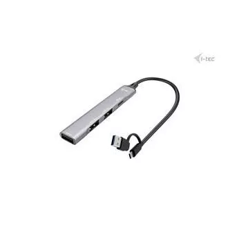 I-Tec USB-A/USB-C Metall-HUB 1x USB-C 3.1   3x USB 2.0
