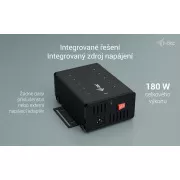 I-tec USB-C/USB-A Metall Lade Daten HUB, 15W pro Anschluss, 10x USB-C, 180W