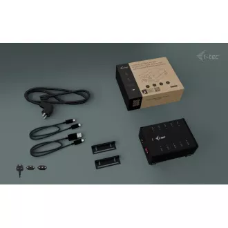 I-tec USB-C/USB-A Metall Lade Daten HUB, 15W pro Anschluss, 10x USB-C, 180W
