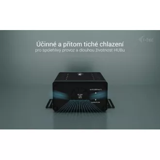 I-tec USB-C/USB-A Metall Lade Daten HUB, 15W pro Anschluss, 10x USB-C, 180W