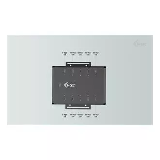 I-tec USB-C/USB-A Metall Lade Daten HUB, 15W pro Anschluss, 10x USB-C, 180W