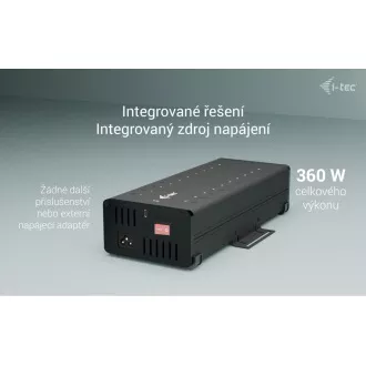 I-tec USB-C/USB-A Metall Lade Daten HUB, 15W pro Anschluss, 20x USB-C, 360W I-tec USB-C/USB-A Metall Lade Daten HUB, 15W pro Anschluss, 20x USB-C, 360W